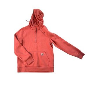 Carhartt Men's Zip Up Sweater in Coral